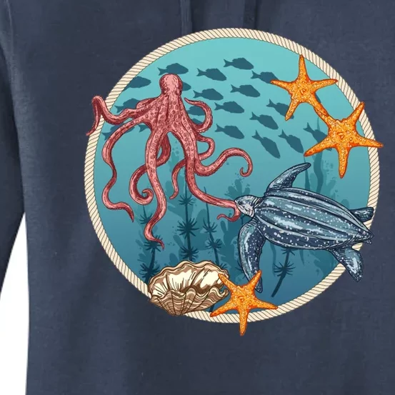 Sea Life Aquarium Cool Marine Women's Pullover Hoodie