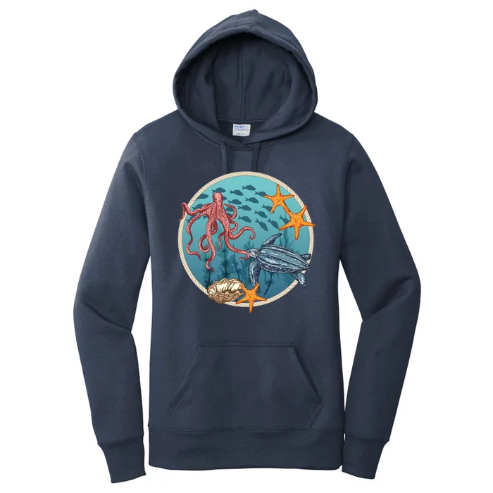 Sea Life Aquarium Cool Marine Women's Pullover Hoodie