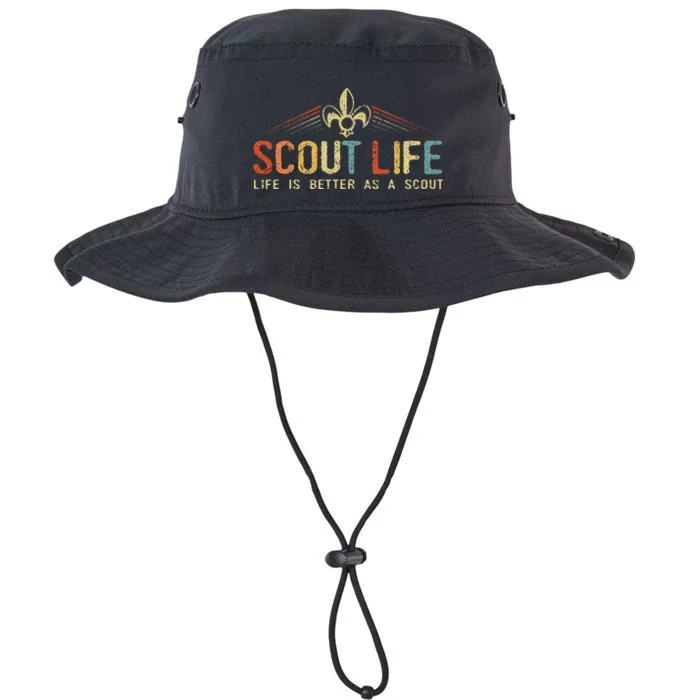 Scout Life And Life Is Better As A Scout Vintage Legacy Cool Fit Booney Bucket Hat