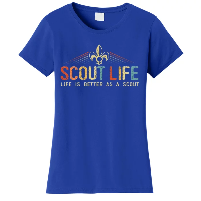 Scout Life And Life Is Better As A Scout Vintage Women's T-Shirt