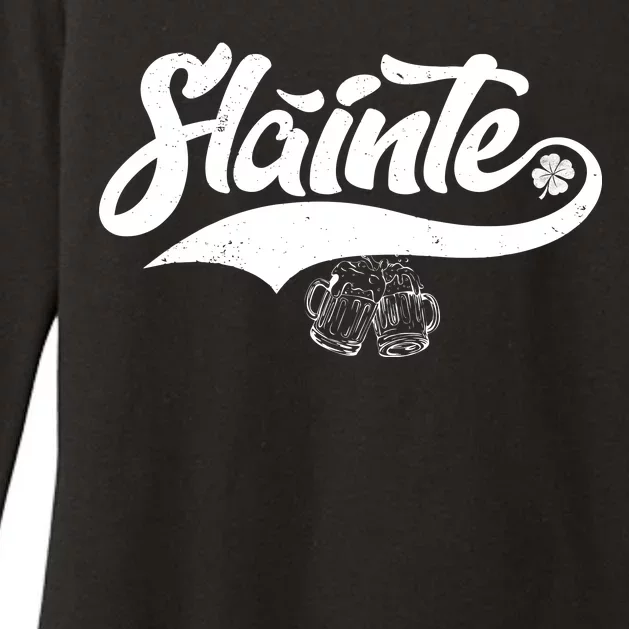 Slainte Irish Cheers Womens CVC Long Sleeve Shirt