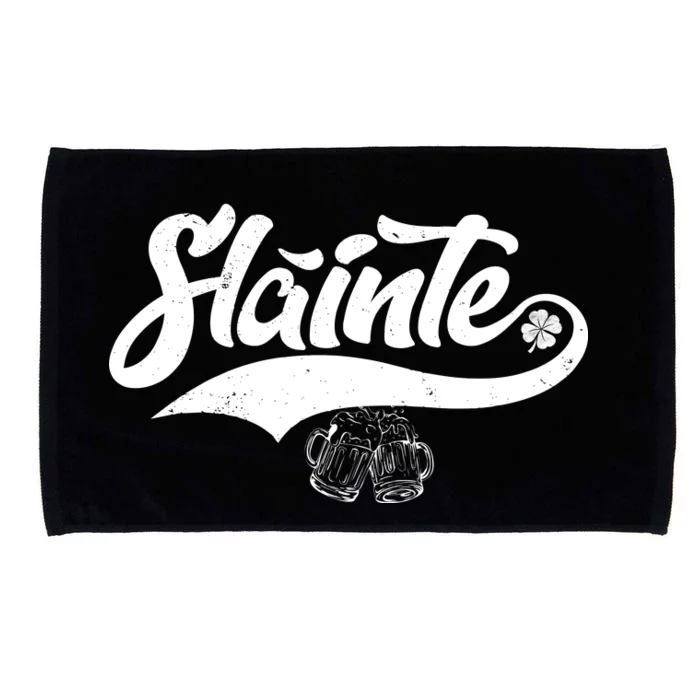 Slainte Irish Cheers Microfiber Hand Towel