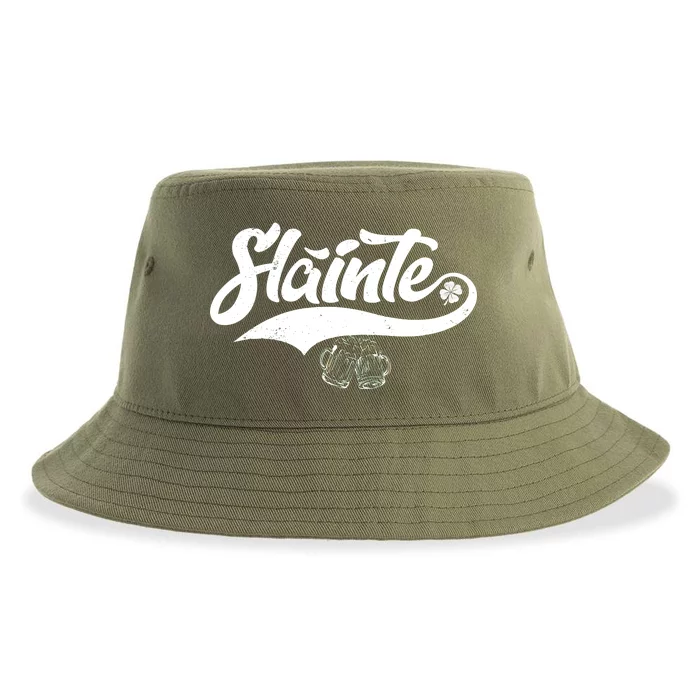 Slainte Irish Cheers Sustainable Bucket Hat