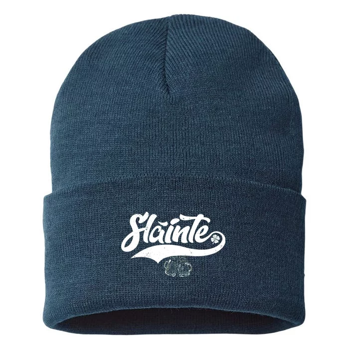 Slainte Irish Cheers Sustainable Knit Beanie