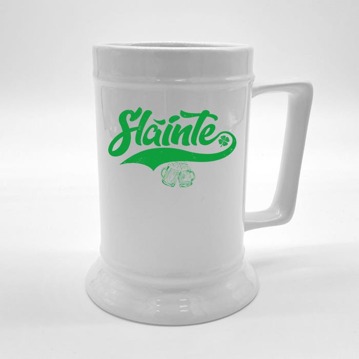 Slainte Irish Cheers Front & Back Beer Stein