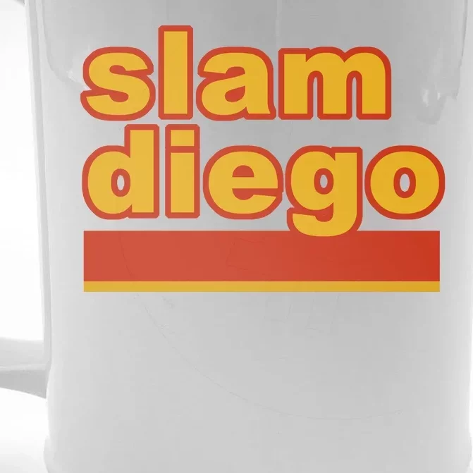 Slam Diego Front & Back Beer Stein