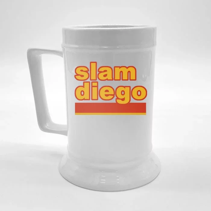 Slam Diego Front & Back Beer Stein