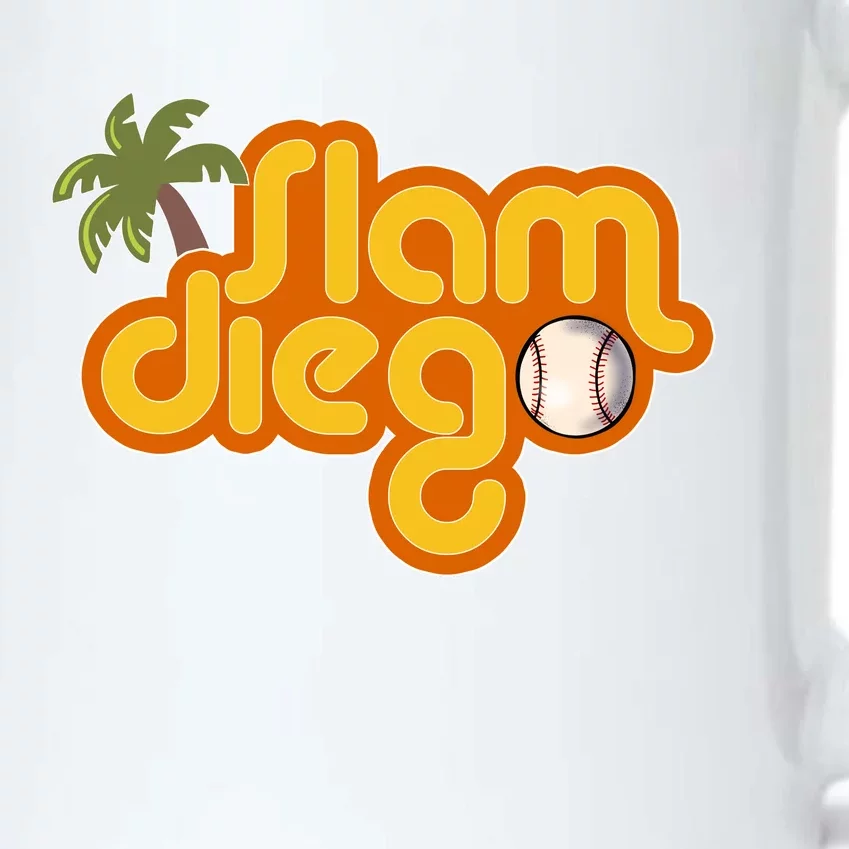 Slam Diego Tropical Baseball Black Color Changing Mug