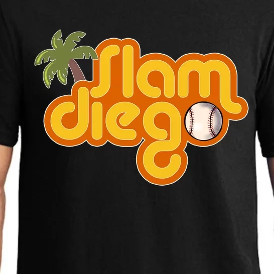 Slam Diego Tropical Baseball Pajama Set