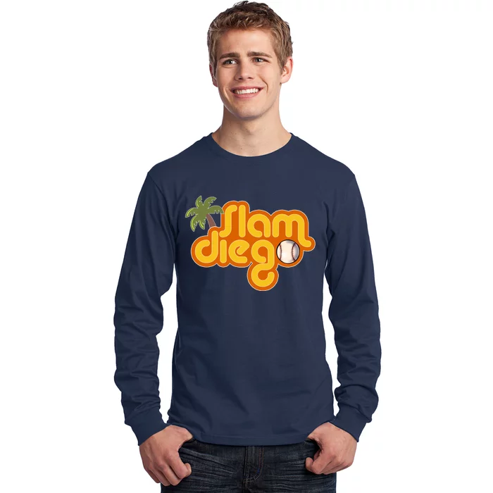 Slam Diego Tropical Baseball Long Sleeve Shirt