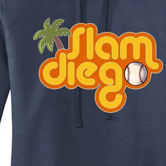 Slam Diego Tropical Baseball Women's Pullover Hoodie