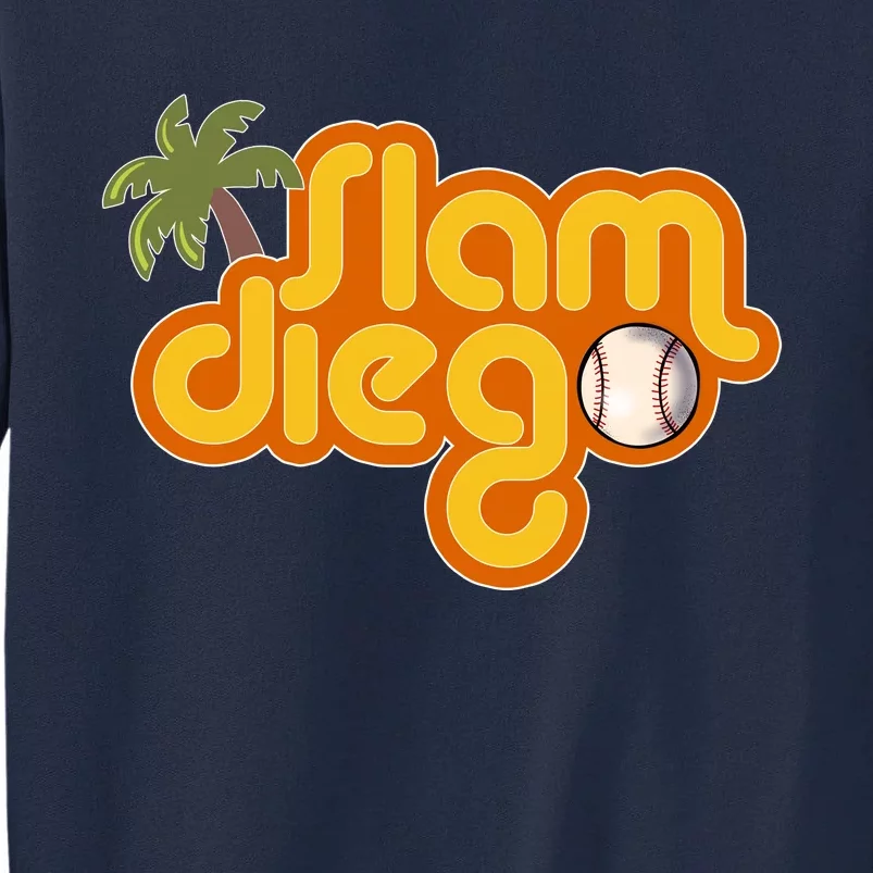 Slam Diego Tropical Baseball Tall Sweatshirt