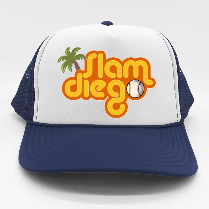 Slam Diego Tropical Baseball Trucker Hat