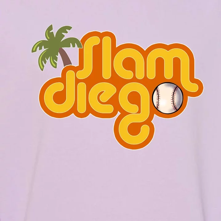 Slam Diego Tropical Baseball Garment-Dyed Sweatshirt