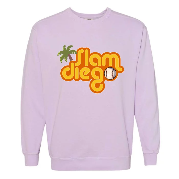 Slam Diego Tropical Baseball Garment-Dyed Sweatshirt