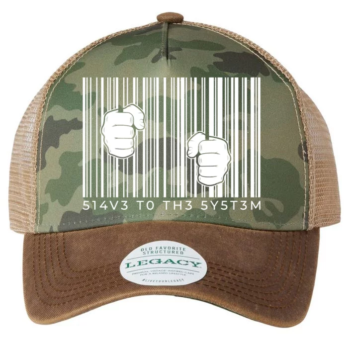 Slave To The System Barcode Legacy Tie Dye Trucker Hat