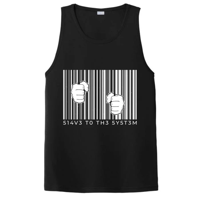 Slave To The System Barcode Performance Tank