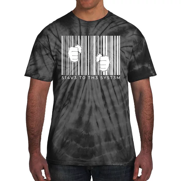 Slave To The System Barcode Tie-Dye T-Shirt