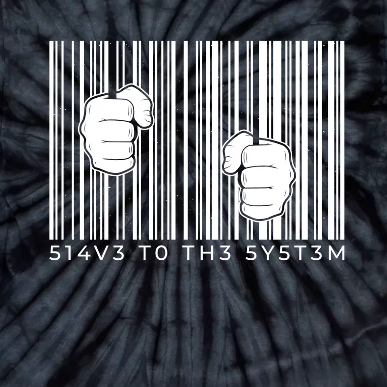 Slave To The System Barcode Tie-Dye T-Shirt