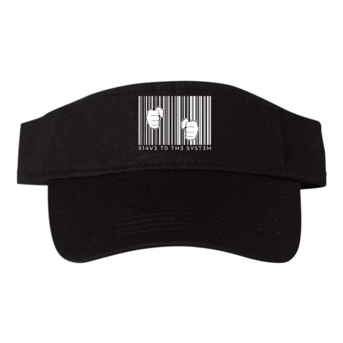 Slave To The System Barcode Valucap Bio-Washed Visor