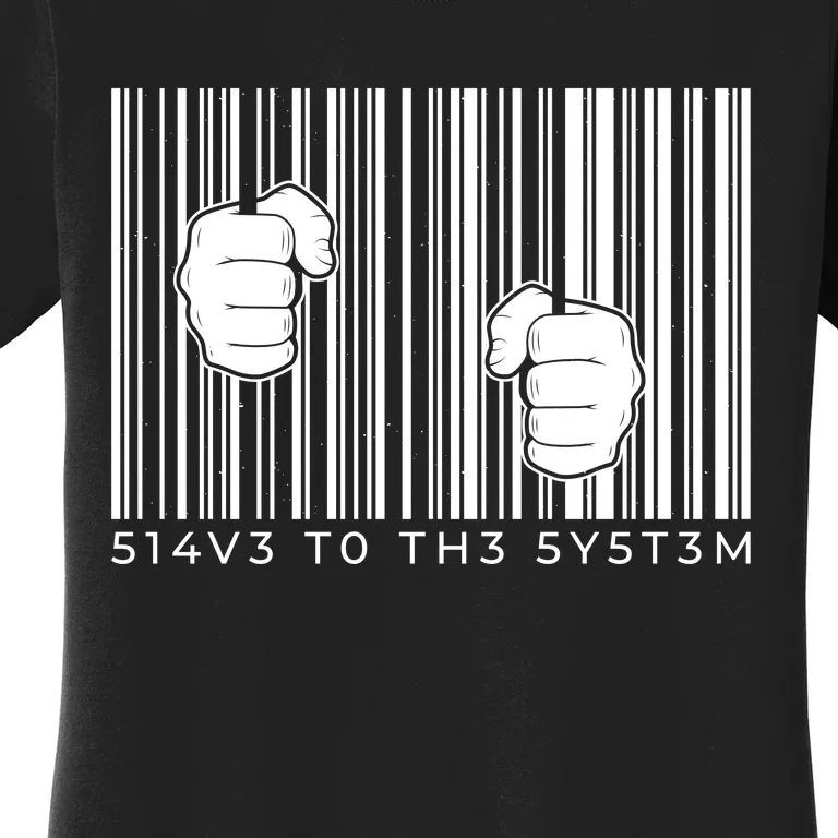 Slave To The System Barcode Women's T-Shirt