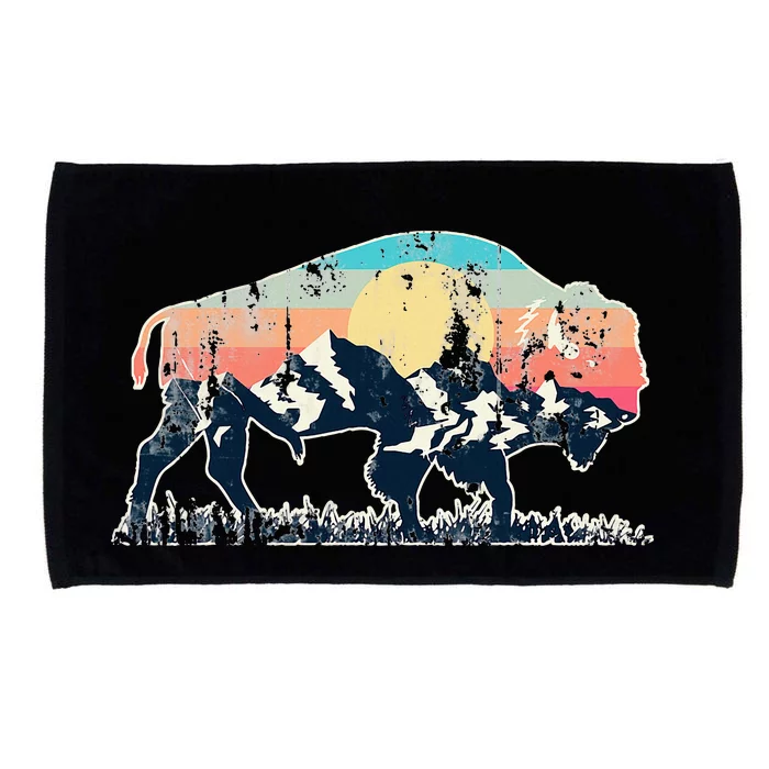 Sunset Landscape Buffalo Microfiber Hand Towel