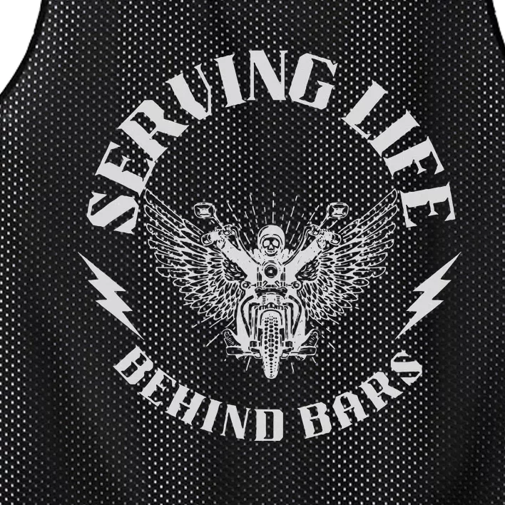 Serving Life Behind Bars Motorcycle Apparel Motorcycle Mesh Reversible Basketball Jersey Tank