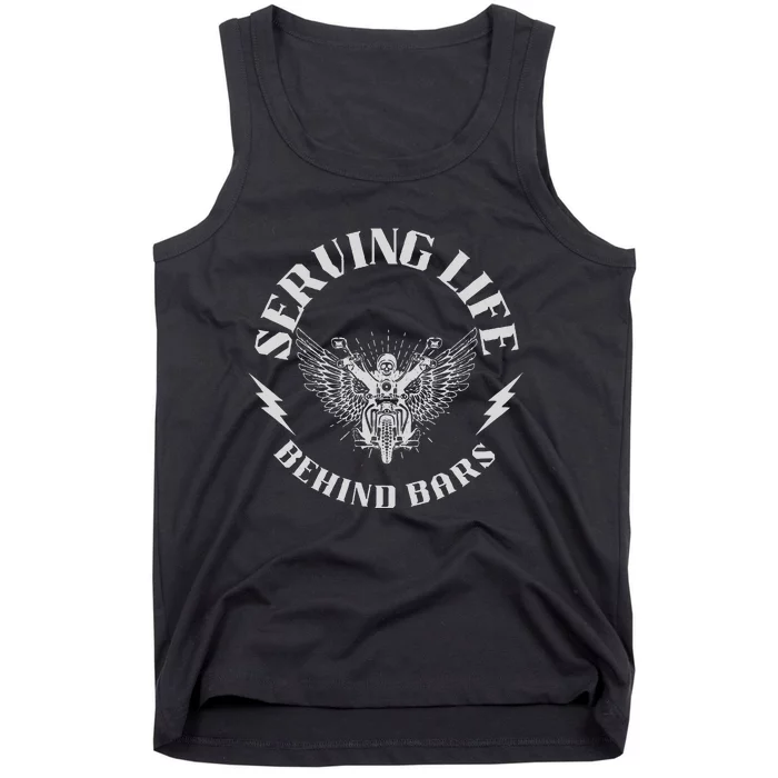 Serving Life Behind Bars Motorcycle Apparel Motorcycle Tank Top