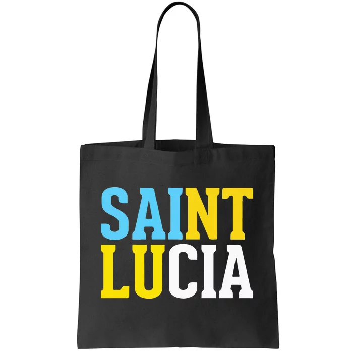 Saint Lucia Bold Color Block Tote Bag