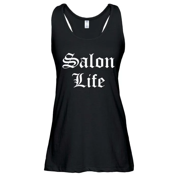 Salon Life Beautician Hairdresser Hairstylist Barber Ladies Essential Flowy Tank