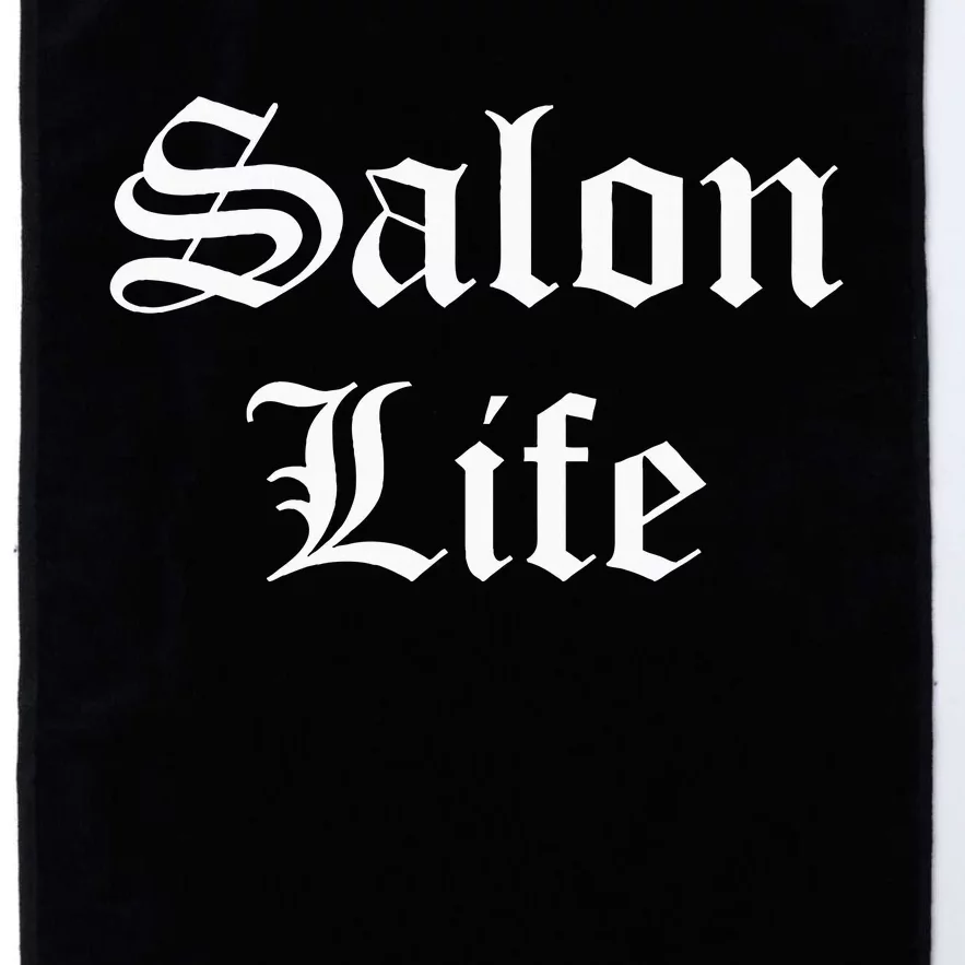 Salon Life Beautician Hairdresser Hairstylist Barber Platinum Collection Golf Towel