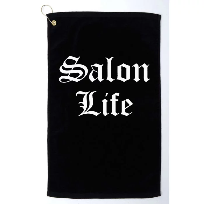 Salon Life Beautician Hairdresser Hairstylist Barber Platinum Collection Golf Towel