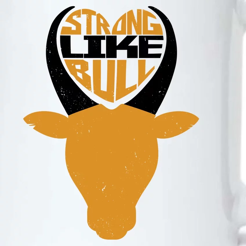 Strong Like Bull Black Color Changing Mug