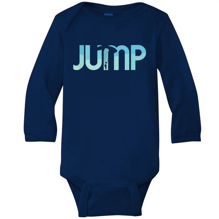 Skydiving Love Base Jumping Shirts For Skydivers Baby Long Sleeve Bodysuit