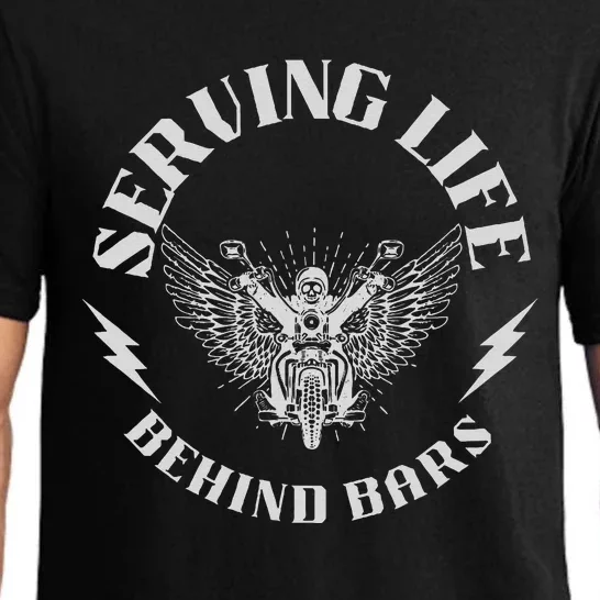 Serving Life Behind Bars Motorcycle Apparel Motorcycle Pajama Set