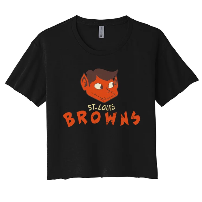 St. Louis Browns Major League Baseball Team 1902 Women's Crop Top Tee