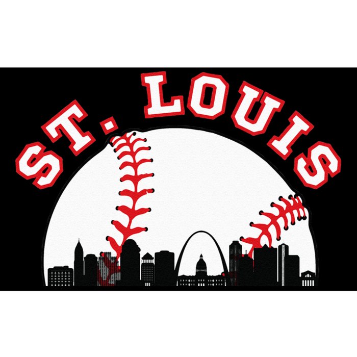 St. Louis Baseball St. Louis MO Cityscape STL Skyline Bumper Sticker