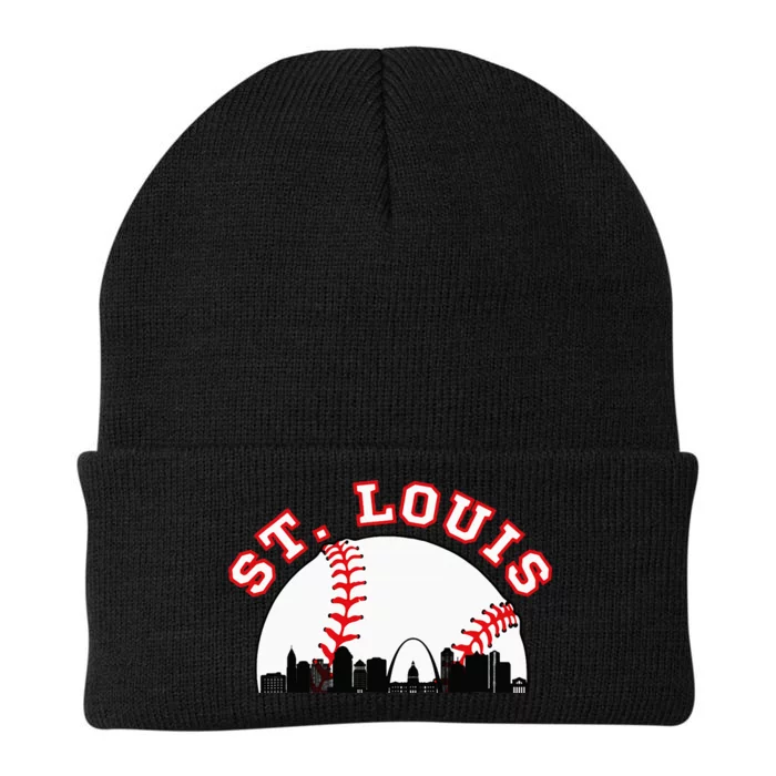 St. Louis Baseball St. Louis Mo Cityscape Stl Skyline Knit Cap Winter Beanie