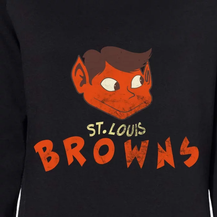 St. Louis Browns Baseball Team 1902 Womens California Wash Sweatshirt