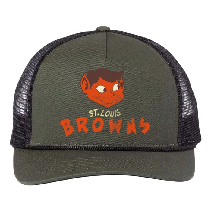 St. Louis Browns Baseball Team 1902 Retro Rope Trucker Hat Cap