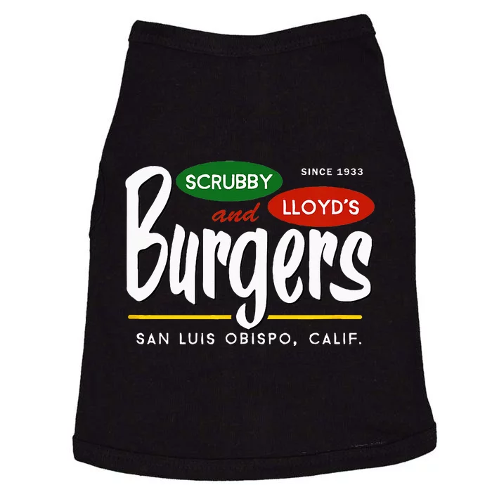 Scrubby & Lloyds Burgers San Luis Obispo California Doggie Tank