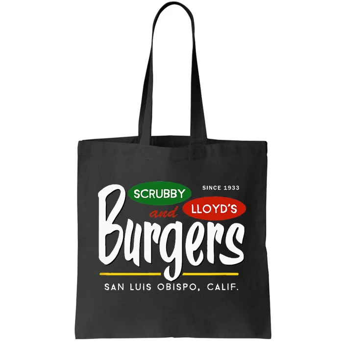 Scrubby & Lloyds Burgers San Luis Obispo California Tote Bag