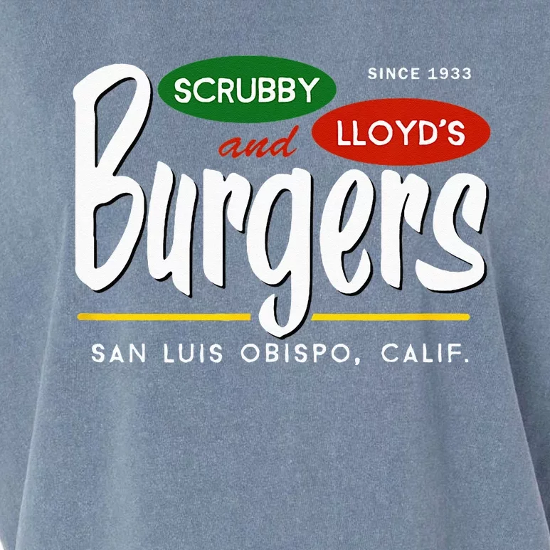 Scrubby & Lloyds Burgers San Luis Obispo California Garment-Dyed Women's Muscle Tee