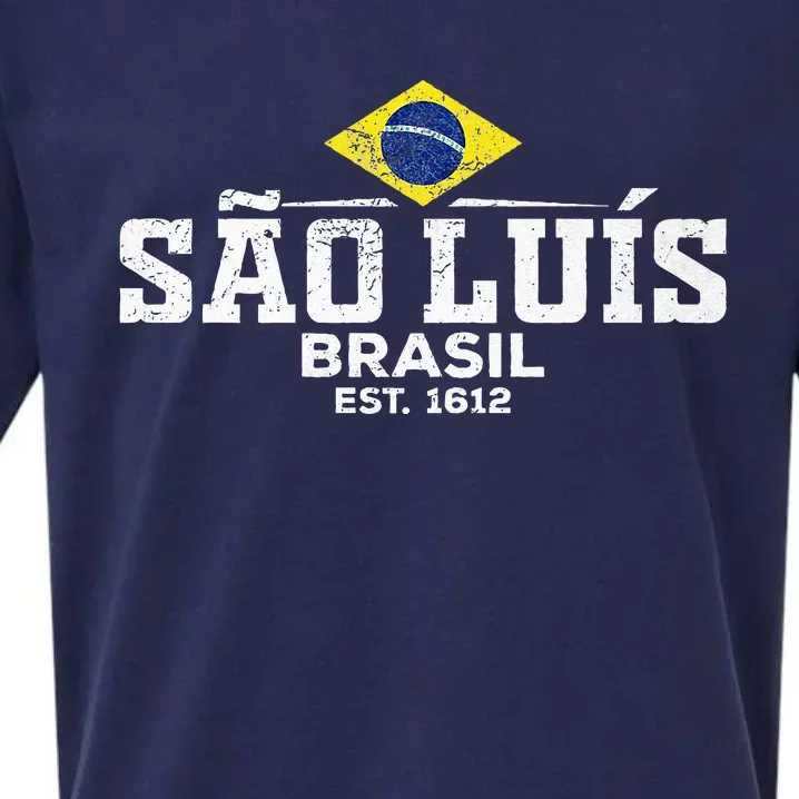 Sao Luis Brazil Brasil Premium Sueded Cloud Jersey T-Shirt