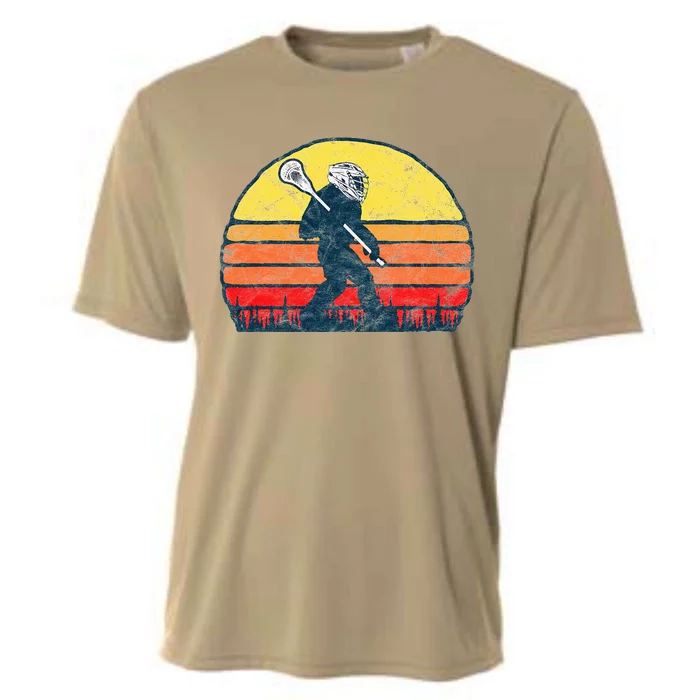 Sasquatch Lax Bigfoot Lacrosse Cooling Performance Crew T-Shirt