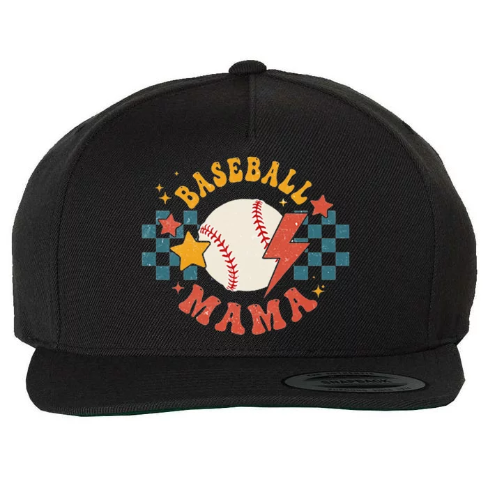 Somebodys Loudmouth Baseball Mama Mothers Day Wool Snapback Cap