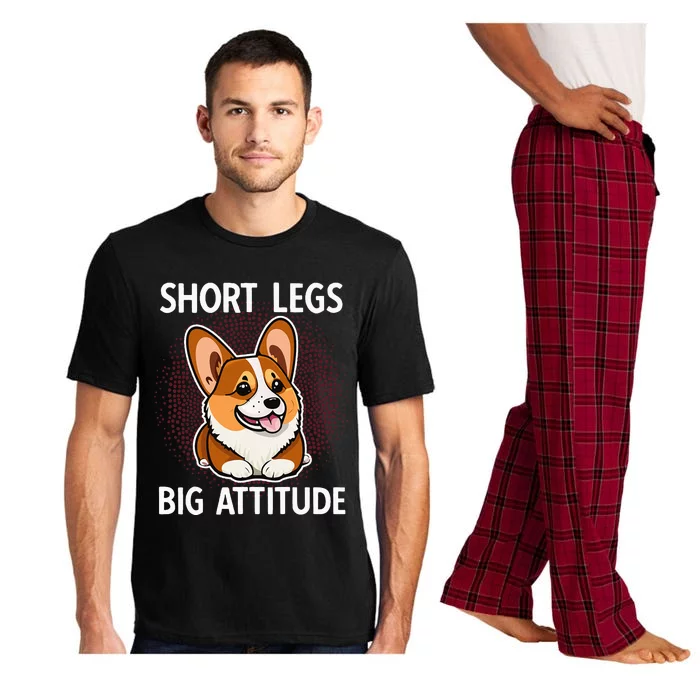 Short Legs Big Attitude Corgi Pajama Set