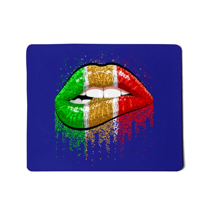 Sexy Lip Biting Black Magic Juneteenth African Flag Gift Mousepad