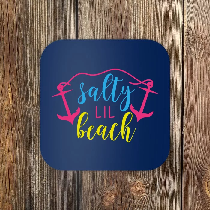 Salty Lil Beach Funny Vacation Coaster