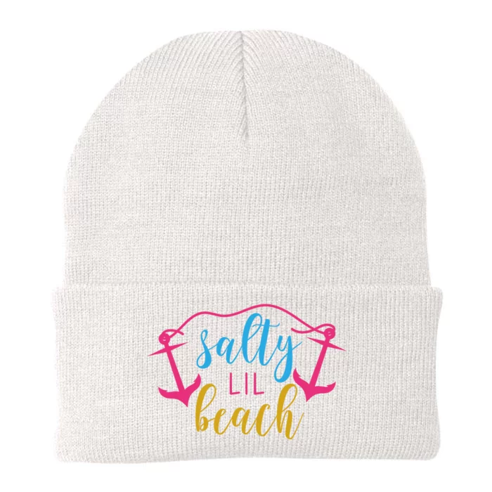 Salty Lil Beach Funny Vacation Knit Cap Winter Beanie